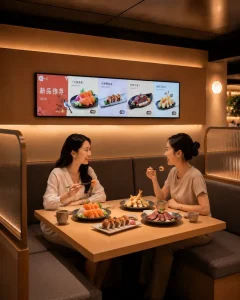 Ultra Wide Screen Stretched Bar Advertising LCD Display Android Cloud Based CMS Digital Signage for Shopping Mall 23.1 86 Inch