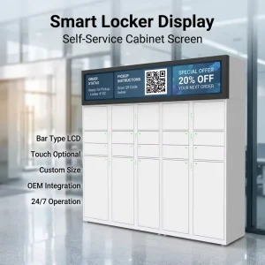 Ultra Wide Stretched Capacitive Touch Bar Lcd Display for Industrial Control Panel Hmi Equipment Banner Pricing Shelf Transit