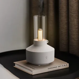 Ultrasonic Electric Aroma Diffuser Humidifier Retro Night Light Essential Oil Aroma Diffuser for Home Office