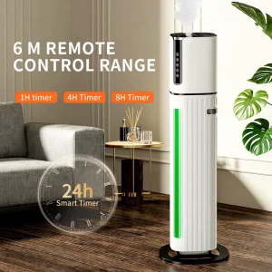Ultrasonic Floor Standing Large Capacity Mist Humidifier Aromatherapy