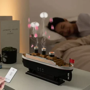 Ultrasonic Smart Fragrance Diffuser Custom Logo Humidifier 250ml Titanic Boat Ship Jellyfish Aroma Diffuser With Remote