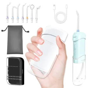 Ultrasonic Waterproof Smart Portable High Pressure Timed Electric Handheld Household Oral Cleaning Dental Water Flosser