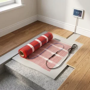 Underfloor Electric Heating System and Parts Heater Fire Resistant Eco-Friendly for Home Apartment Use