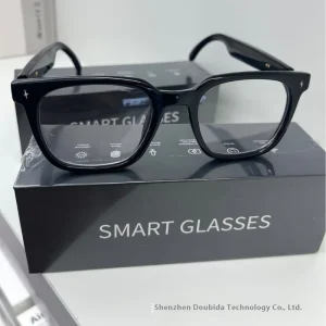 Unisex Smart Glasses with Bluetooth Sports Sunglasses for Listening Music Calling Transparent Replacement Lens 1009 Cross-Border