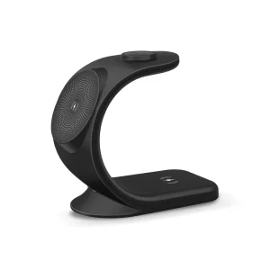 Universal 10W Fast PD Magnetic Wireless Charger with OTP OVP Protection 5V 1A Input Type C 3 in 1 Desktop Charger