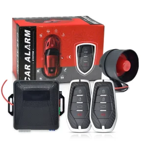 Universal 12V One Way Auto Alarm Anti Theft Remote Control Automotive Vehicle Protection System