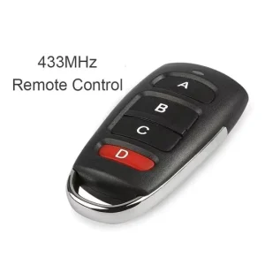 Universal 433Mhz Wireless Remote Control Switch DC 12V 4CH Relay Receiver Module With 4 Buttons Remote Transmitter