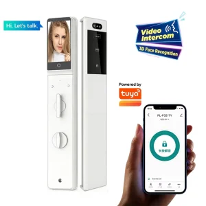 Universal 6068 7068 Mortise Smart Lock IP66 Waterproof Face Recognition Video Intercom for Project Sourcing