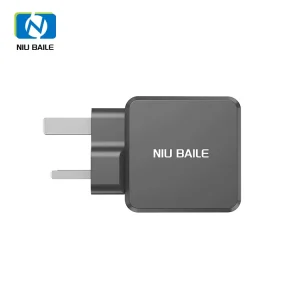 Universal Dual USB-C PD 3.0 65W Eco-Friendly Fast Charger for Mobile Phone & Smart Watch with ABS Packaging