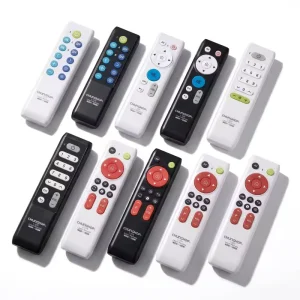 Universal Large Button White TV Remote with Soft Buttons for Elderly