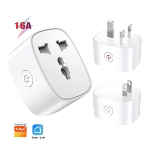 Universal Plug Socket with Energy Monitor EU/UK/US 16A WiFi Plug Electrical Socket Smart Home Automation