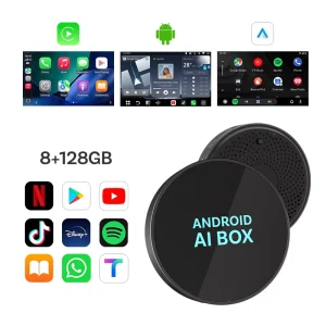 Universal Smart Wireless Carplay Android Auto for Ai Box 3in1 Android13 8+128G 1 Year Warranty OEM