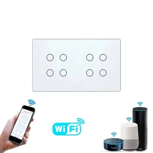 Universal Standard 146-type Graffiti WIFI Smart Switch Supports Voice Control Remote Operation; Features Tempered 10A