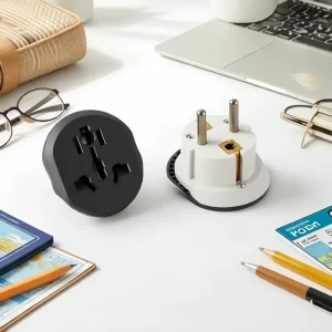 Universal Travel Adapter 16A 250V 3500W High Power European Plug Converter Grounded Schuko Socket for Germany France Spain