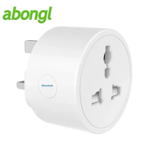 Universal-size Travel Socket Graffiti-style UK-to-universal-socket Adapter Timed Outlet Voice Control 16A