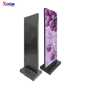 Up Down Foldable Seamless LED Advertising Display Digital Signage Panel