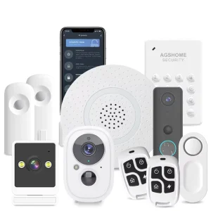 Upgraded Standalone Home Office Shop Security WIFI Alarm System Kit, RoHs Test CE Certificate Alarms