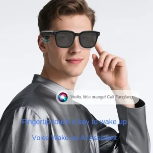 V03AI Smart Sports Shooting Glasses 5 Megapixels Camera Video Noise Reduction AI Recognition Translation UV400 PC New