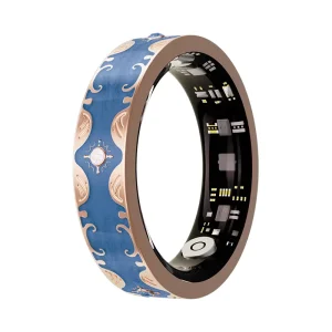 V10 Stainless Steel 5ATM Smart Ring with Multi-Sport, Heart Rate, Blood Oxygen Monitoring for Women