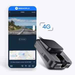 V5 4G Vehicle GPS Tracker with Built In HD Dash Cam BDS Positioning Video Upload and Smart Alerts