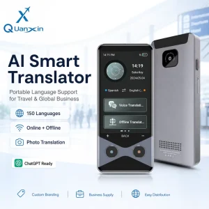 V9000 Smart Translator Device with 150 Languages AI Translator Camera Offline Voice Translator for Business Metting