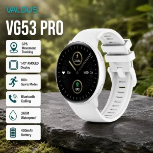VALDUS ODM OEM Health Monitoring Smart Watches 3ATM Waterproof Amoled Screen Gps Outdoor VG53 PRO Smart Watch for Ladies