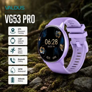 VALDUS ODM/OEM Smart Watches 3ATM Waterproof 1.43 Inch Amoled Screen Men’S Gps Outdoor VG53 PRO Smart Watch for Ladies