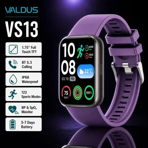 VALDUS ODM OEM Square Screen Health Heart Rate Fitness Tracker Smartwatch Blood Oxygen Monitoring VS13 Fashion Smart Watch