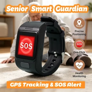 VL12S 900MAH 4G GPS Smart Watch with BP SpO2 Temperature Monitor SOS Call Fall Detection Smart Bracelet for Elderly Care