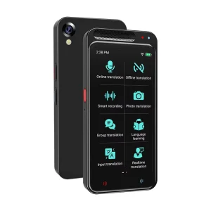 VORMOR Z6 Smart Voice Phone Translation Device 139 Online 20 Offline Languages AI Portable Translator