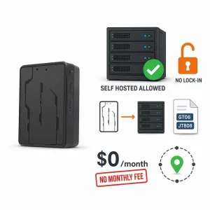 Vehicle Locator Supplier Allowing Self Hosted Server Open Protocol GT06 JT808 4G LTE No Monthly Fee Alert Wireless GPS Tracker