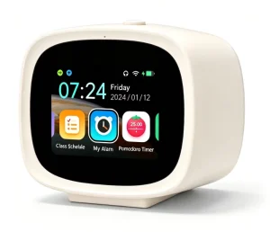 Veidoo Pink Blue Ready Ship Android Type C Touch Screen AI Alarm Clock Children Wi Fi 3000mAh Battery Snooze Stop Mini Smart