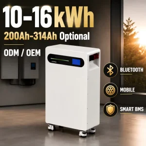 Versatile Expandable 51.2V 16kWh 15kWh 10kWh LiFePO4 Battery Pack for Reliable Residential Solar Solution Project Ready