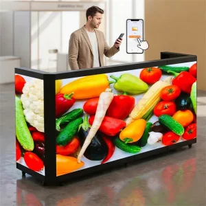 Versatile LED Display Foldable LED DJ Booth for Different Scene Bar Club Party Stage Commercial Activity