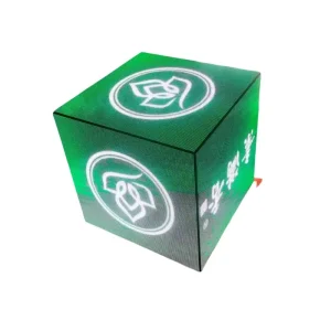 Vertical Advertising Indoor and Outdoor P3 Smart App Control 5-Sided Creative Magic Led Cube Display