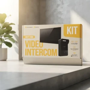Villa IP Video Intercom Kit 7 Inch Indoor Monitor + Outdoor Door Bell POE Two Way Intercom System for Single House