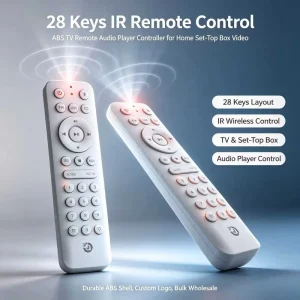 Voice Activated 28 Keys Remote Control for Smart Television OEM ODM