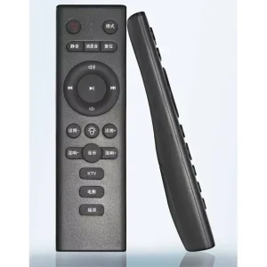 Voice Remote Control for Smart LED TV with AAA Battery and ABS & Plastic Silicone Material