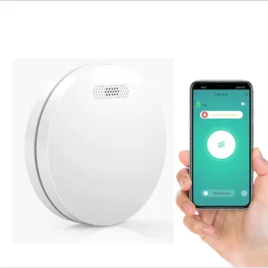 Volcano Wifi Smoke Alarm 10 Year Battery Tuya Smart Home Fire Alarm Smoke Detector With Wi Fi Connect Super Thin Design Alarm