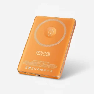 W002 Custom 20W 5000mAh Fast-Charging Portable Magnetic Wireless Power Bank with Semi-Solid/Solid-State Battery