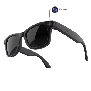 W600 Smart Sport Glasses Camera Wearable Headset with Shooting Camera Audio Call AI Photo Recognition Voice Recording Sunglasses