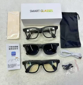 W660 4K AI Smart Glasses 20MP IMX388D Sensor Camera 6 Axis EIS Video WiFi6 AI Translation OEM Factory Ready Stock