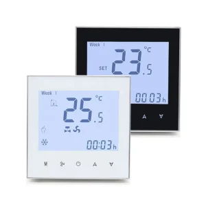 WF01 Smart Air Conditional WiFi Programmable Thermostat With 3 Speed Control