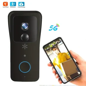 WIFI Doorbell System 2 Way Video Door Phone Intercom Camera Indoor Ding Dong Chime Receiver 1080p 5G/WiFi APP Control