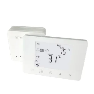 WIFI Smart Home LCD Touch Screen Wireless Battery Power Programmable Thermostat