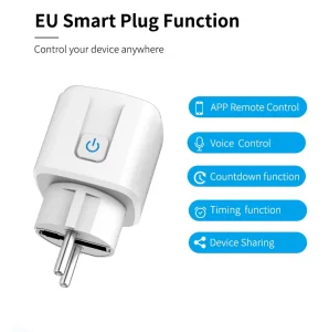 WIFI Smart Plug Socket Power Energy Monitoring Wireless Smart Socket Voice Control Smart Power Socket Plug