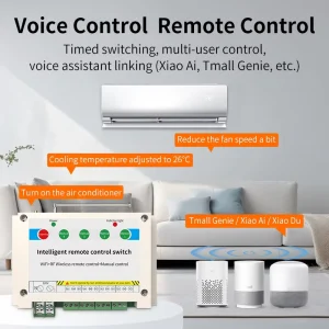 WIFI Smart Switch AC220V for Motor Forward Controller Garage Door & Sliding Gate Reverse & Forward Rotation Controller
