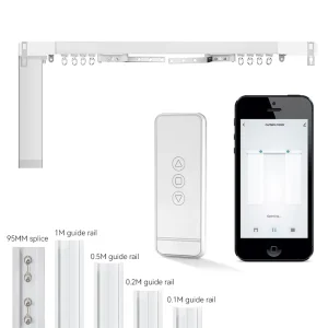 WIFI ZIGBEE Smart Home Curtain Motor Kit with google Home Alexa Electric Motorized Mute Motor DIY Kit Tuya APP