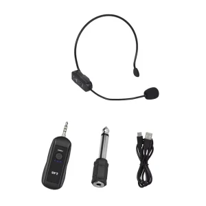WX26 2.4G Mini Portable Wireless Headset Microphone Speaker for Teachers Speech Wide Range Conference Microphone