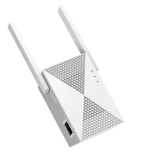 Wall Plug AC1200 WiFi Repeater Dual Band Range Extender with 2 External Antennas AP Mode and Fast Ethernet LAN for Home